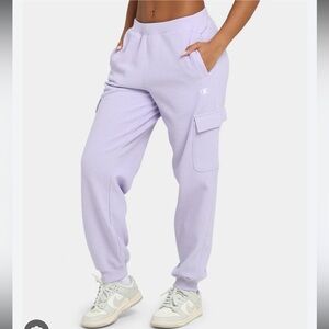 Champion women’s flatback rib joggers sweatpants Urban Lilac​​​​